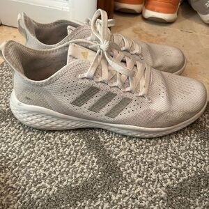 Adidas Women's Light Gray Athletic Shoes